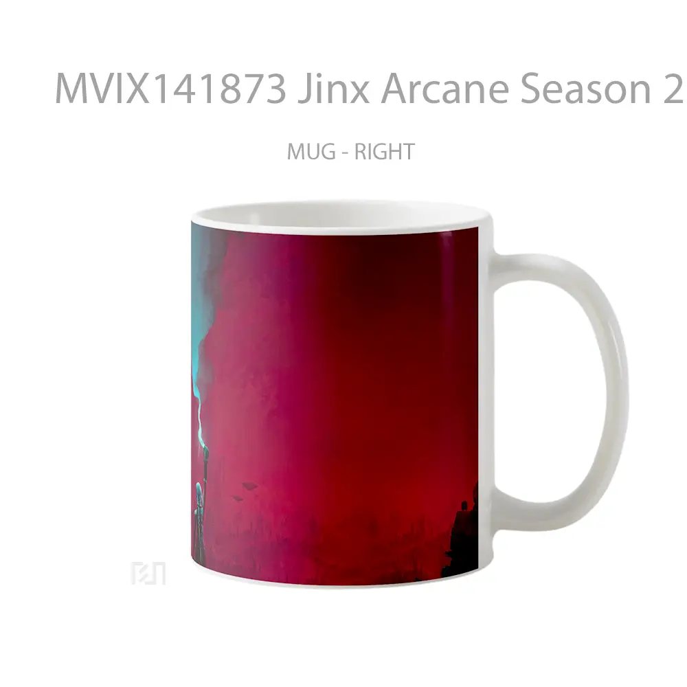 Mug Jinx Arcane Season 2 Gelas Pemandangan Alam - All-side / Desain