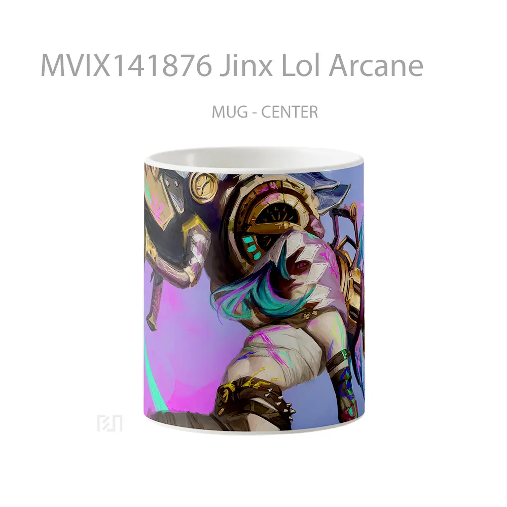 Mug Jinx Lol Arcane Cangkir Gamer