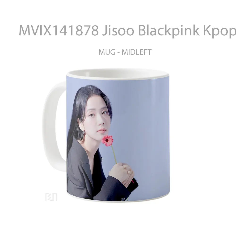 Mug Jisoo Blackpink Kpop Idol Gelas Keramik Unik - All-side / Desain