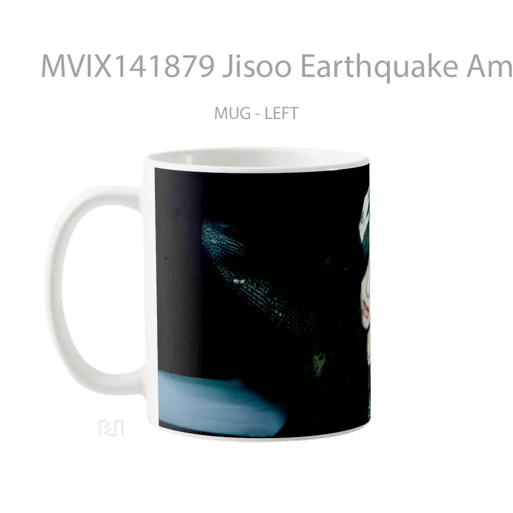 Mug Jisoo Earthquake Amortage Blackpink Gelas Keramik Unik - All-side / Desain