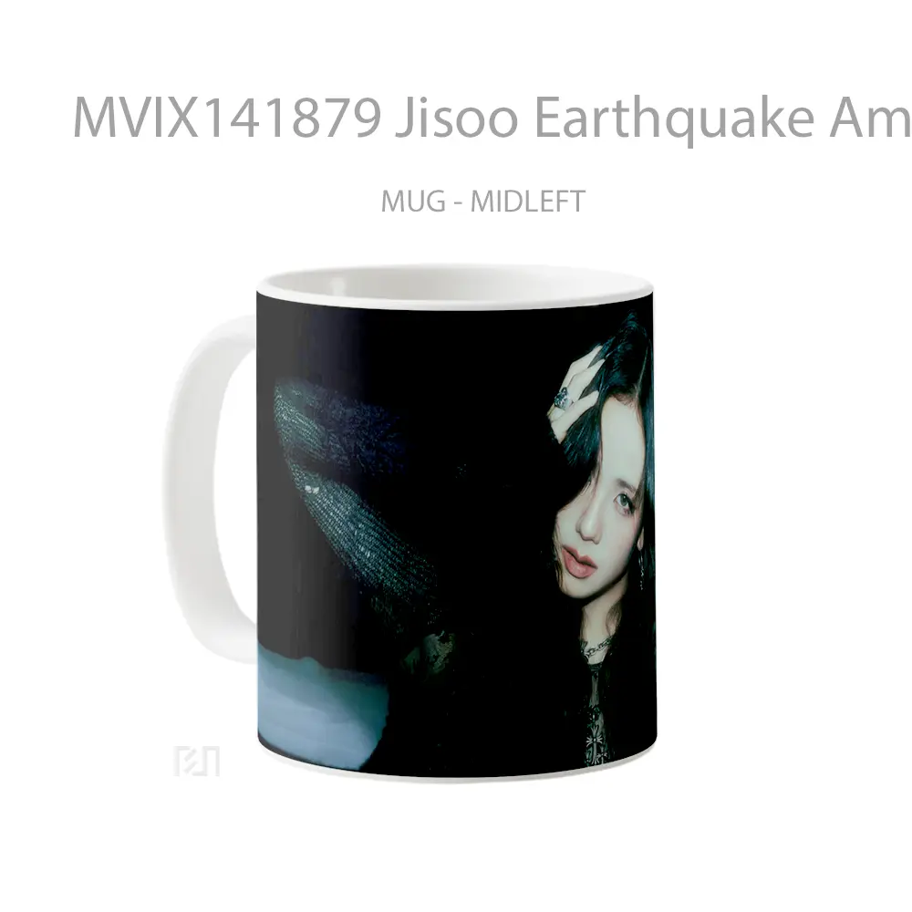 Mug Jisoo Earthquake Amortage Blackpink Gelas Keramik Unik - All-side / Desain