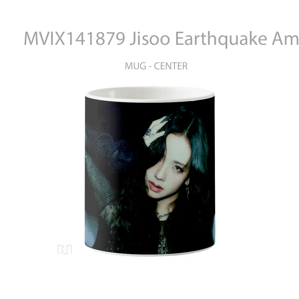 Mug Jisoo Earthquake Amortage Blackpink Gelas Keramik Unik