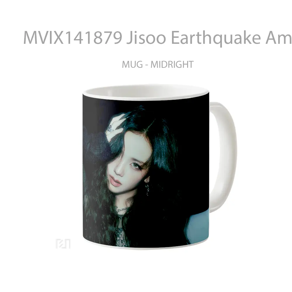 Mug Jisoo Earthquake Amortage Blackpink Gelas Keramik Unik - All-side / Desain