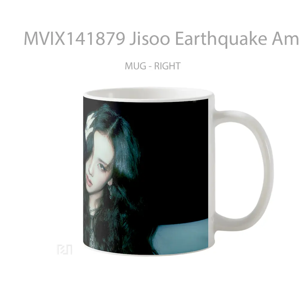 Mug Jisoo Earthquake Amortage Blackpink Gelas Keramik Unik - All-side / Desain