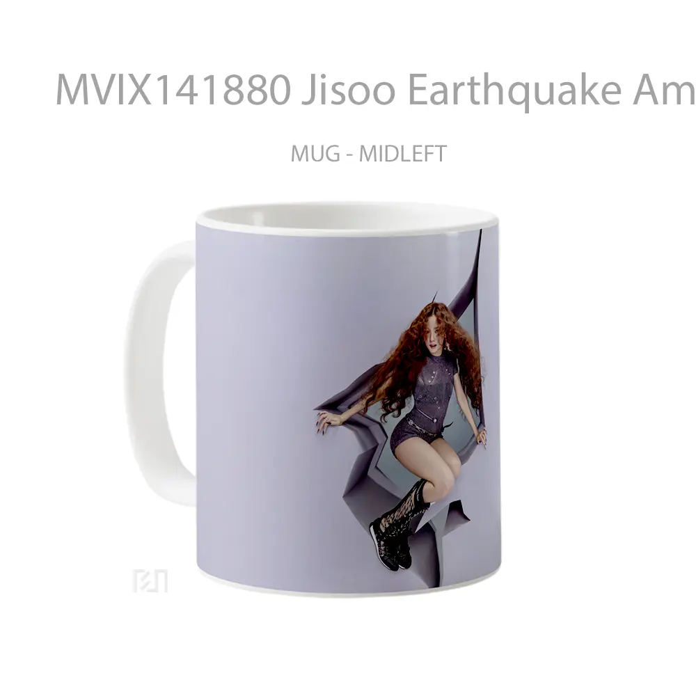 Mug Jisoo Earthquake Amortage Blackpink Gelas Keramik Unik - All-side / Desain