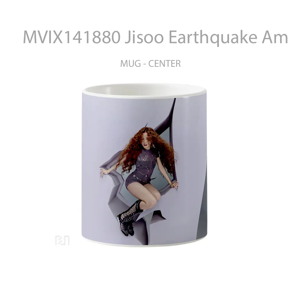 Mug Jisoo Earthquake Amortage Blackpink Gelas Keramik Unik