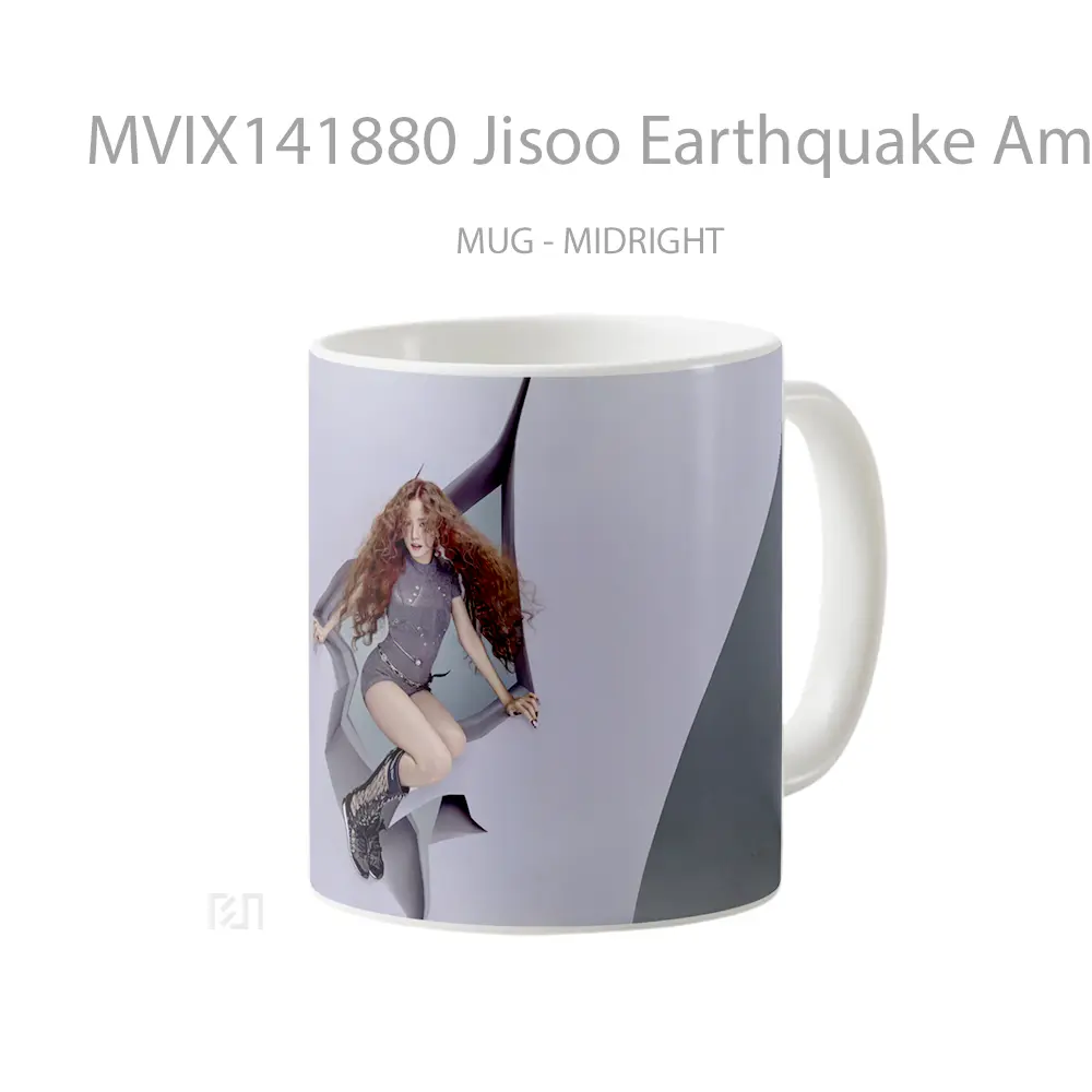Mug Jisoo Earthquake Amortage Blackpink Gelas Keramik Unik - All-side / Desain