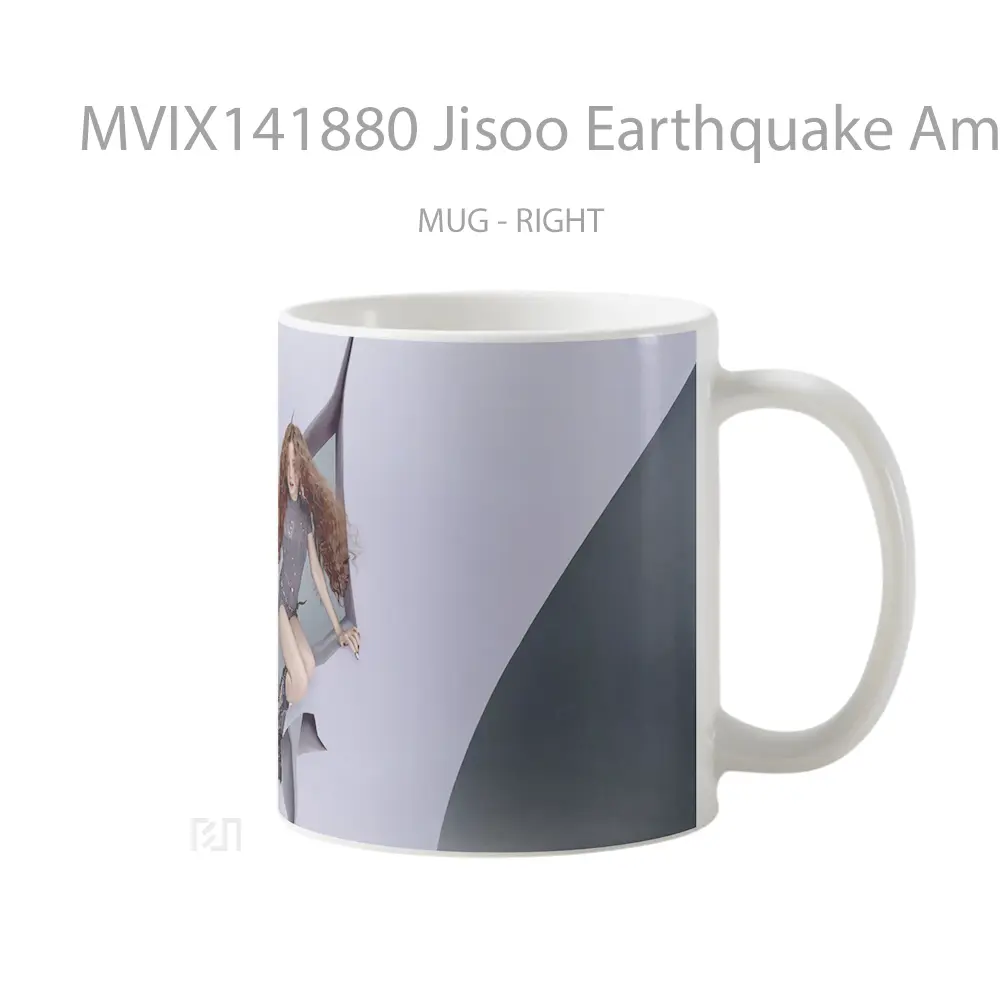 Mug Jisoo Earthquake Amortage Blackpink Gelas Keramik Unik - All-side / Desain