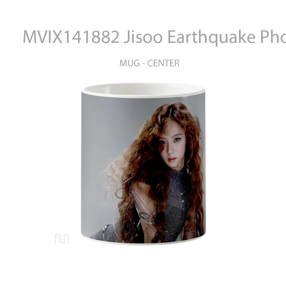 Mug Jisoo Earthquake Photo Blackpink Gelas Keramik Unik