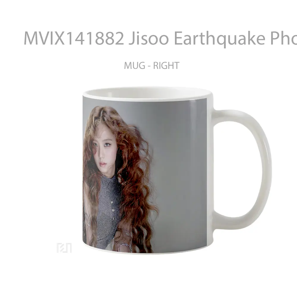 Mug Jisoo Earthquake Photo Blackpink Gelas Keramik Unik - All-side / Desain
