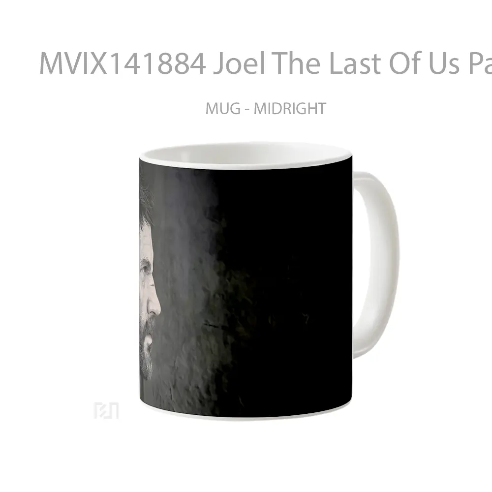 Mug Joel The Last Of Us Part 1 Remake Gelas Keramik Unik - All-side / Desain