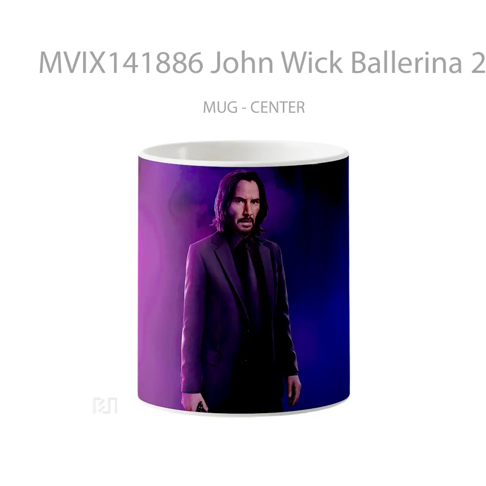 Mug John Wick Ballerina 2025 Movie Gelas Keramik Unik