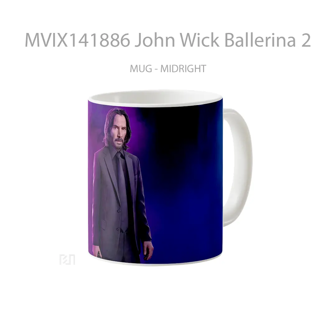 Mug John Wick Ballerina 2025 Movie Gelas Keramik Unik - All-side / Desain