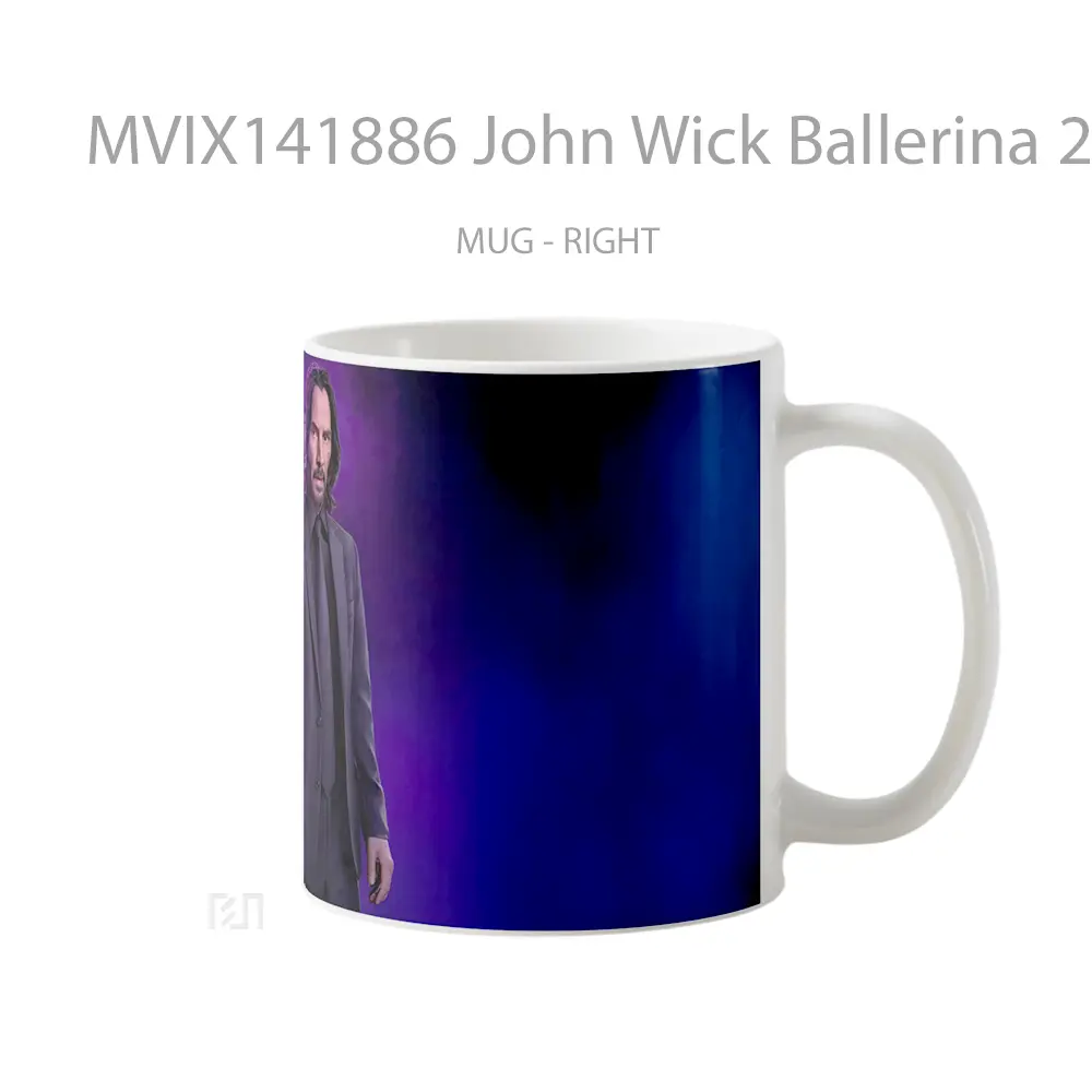 Mug John Wick Ballerina 2025 Movie Gelas Keramik Unik - All-side / Desain