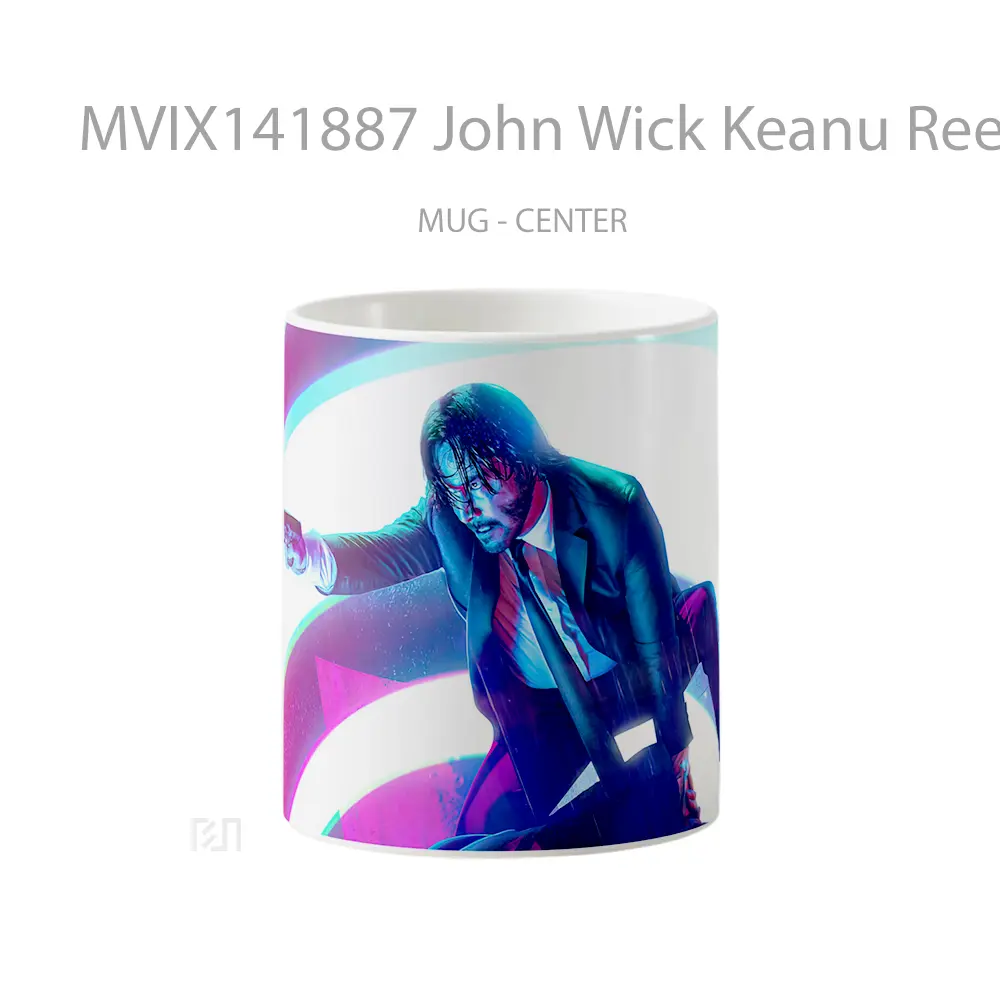 Mug John Wick Keanu Reeves Movie Gelas Keramik Unik