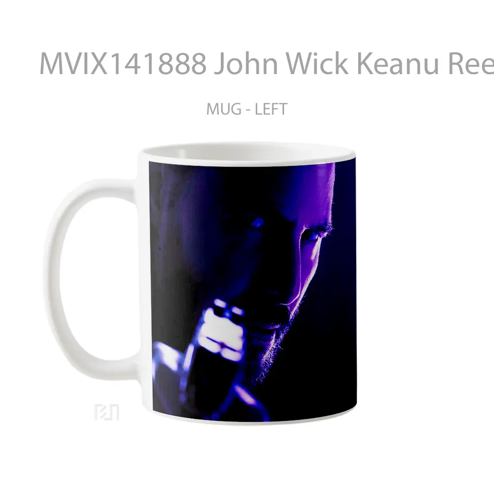 Mug John Wick Keanu Reeves Movi Gelas Keramik Unik - All-side / Desain