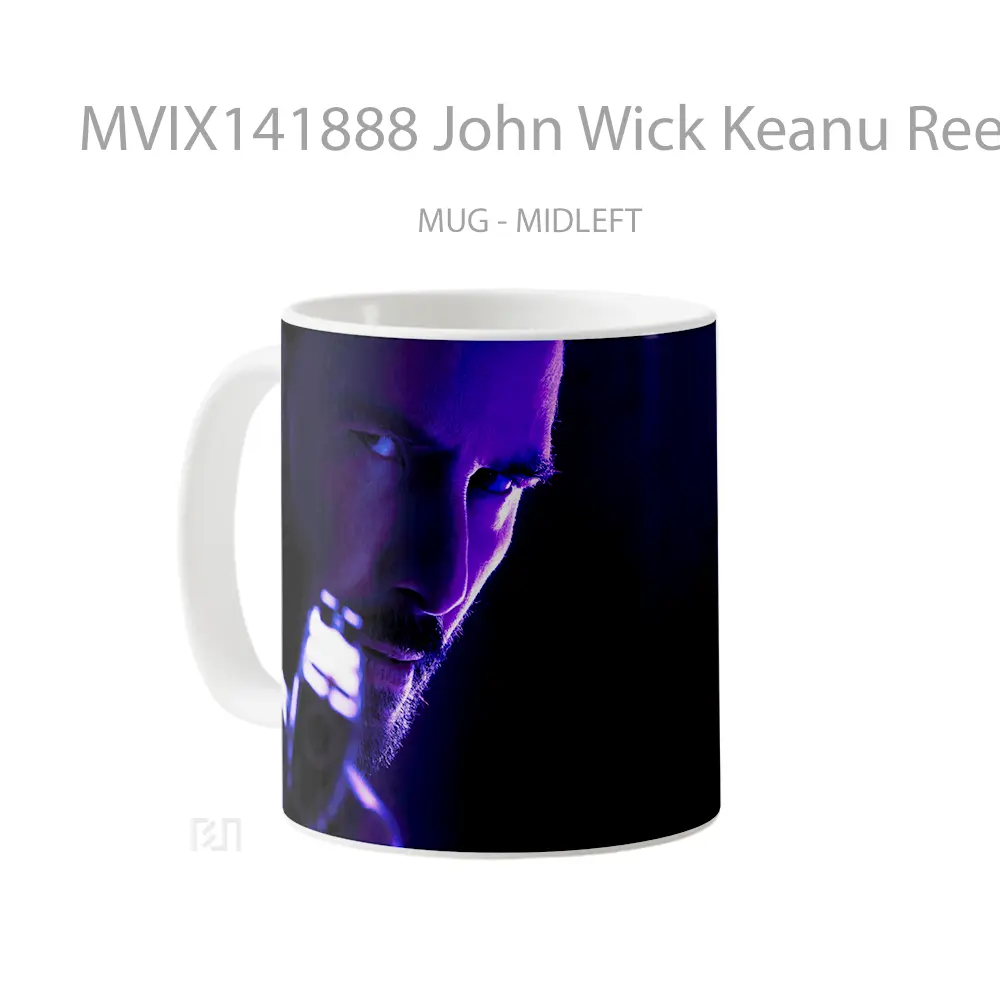 Mug John Wick Keanu Reeves Movi Gelas Keramik Unik - All-side / Desain