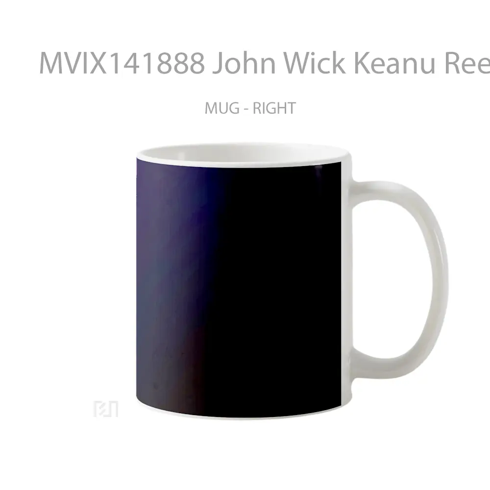 Mug John Wick Keanu Reeves Movi Gelas Keramik Unik - All-side / Desain