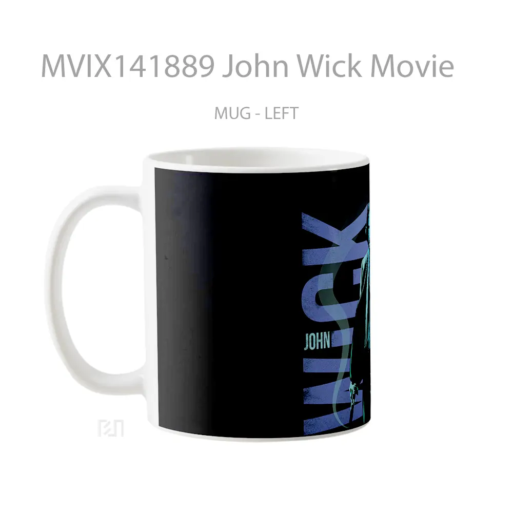 Mug John Wick Movie Gelas Keramik Unik - All-side / Desain