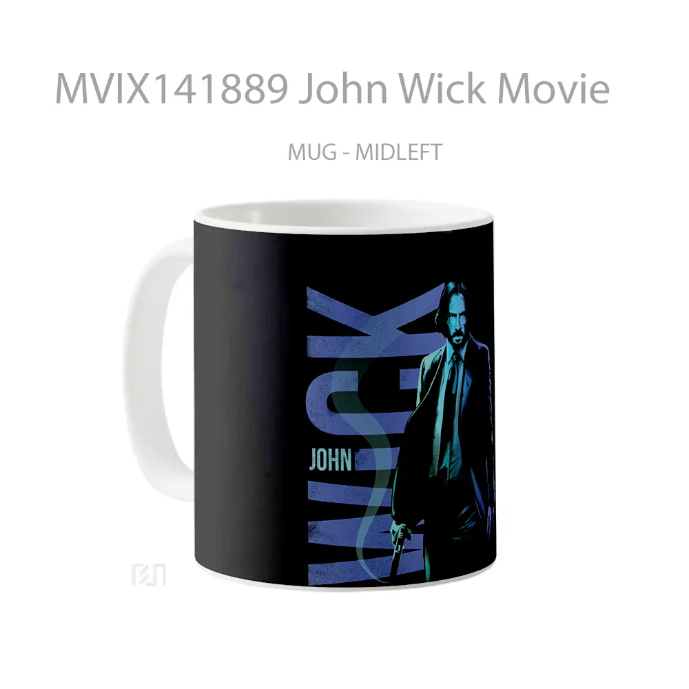 Mug John Wick Movie Gelas Keramik Unik - All-side / Desain