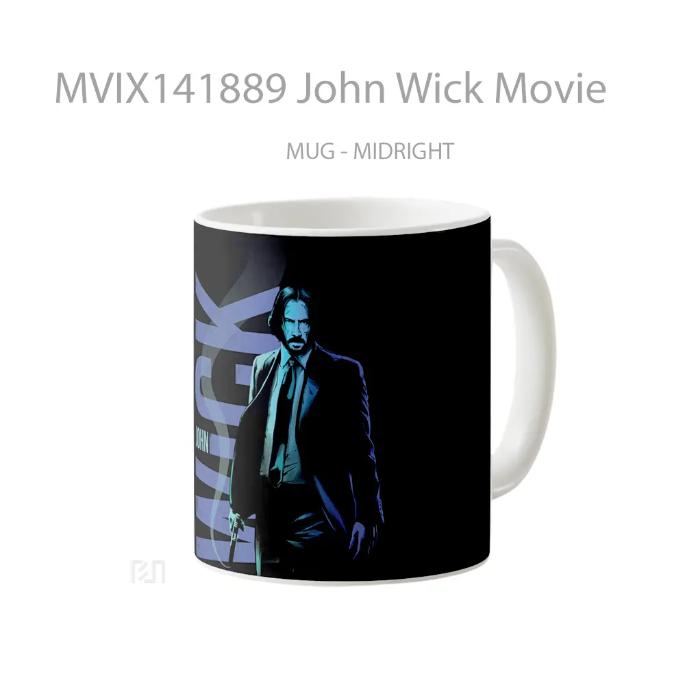 Mug John Wick Movie Gelas Keramik Unik - All-side / Desain