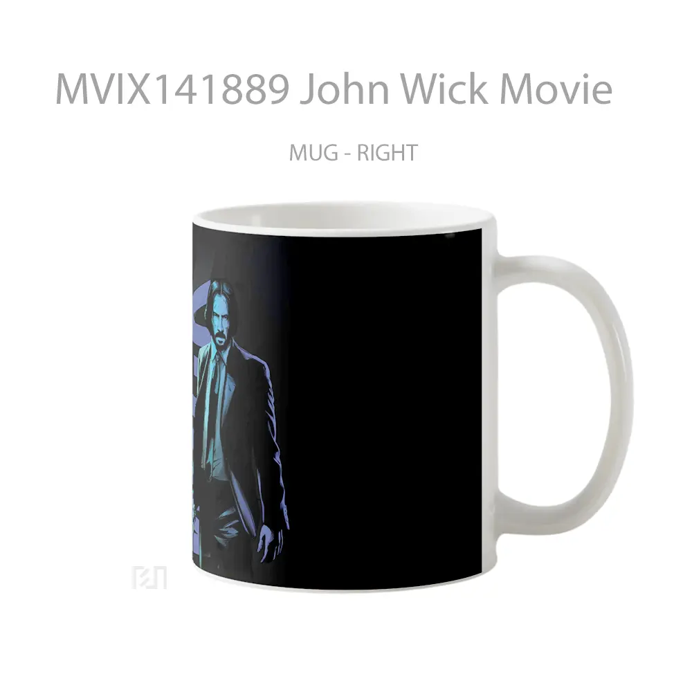 Mug John Wick Movie Gelas Keramik Unik - All-side / Desain