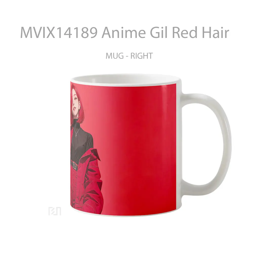 Mug Anime Gil Red Hair Cangkir Anime - All-side / Desain