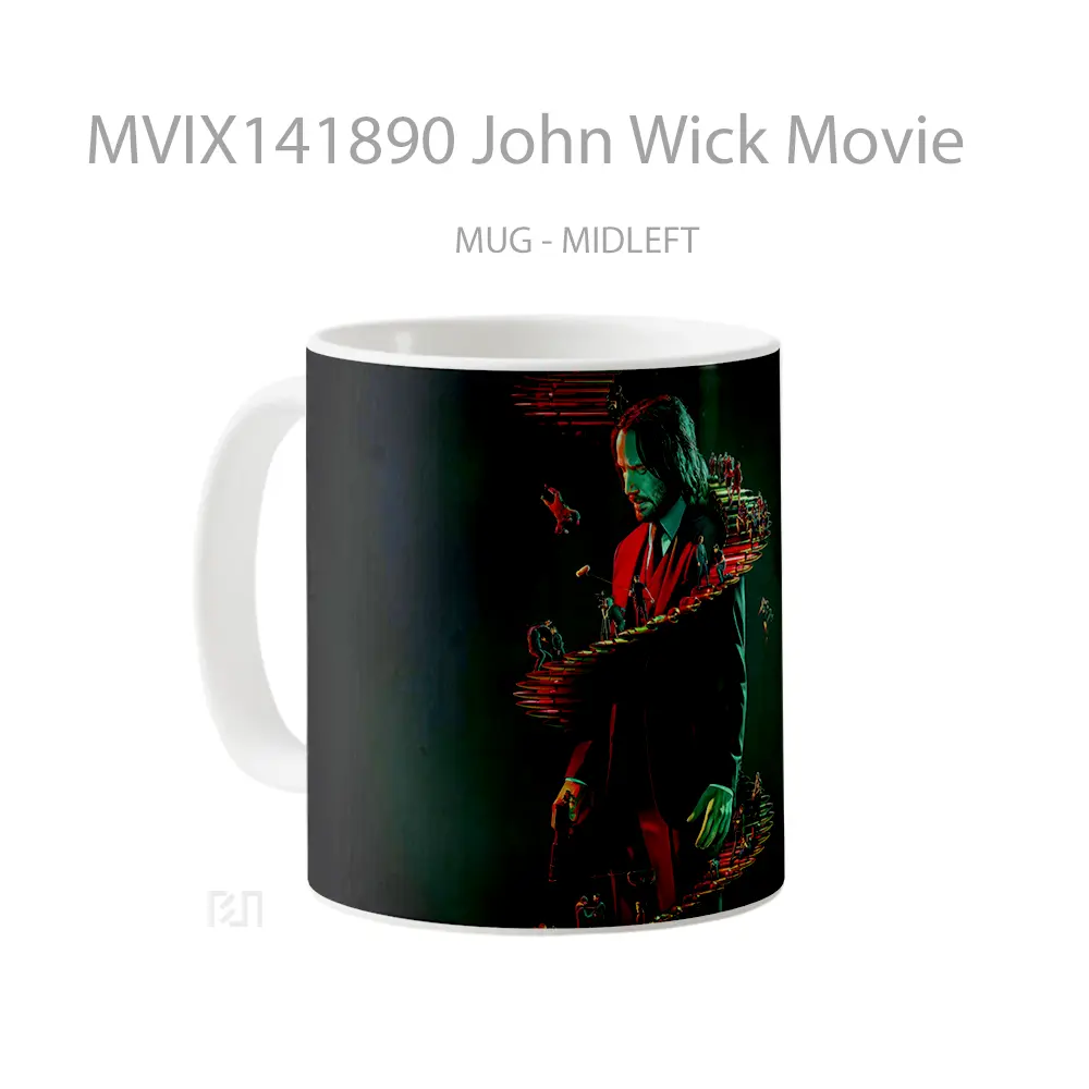 Mug John Wick Movie Gelas Keramik Unik - All-side / Desain