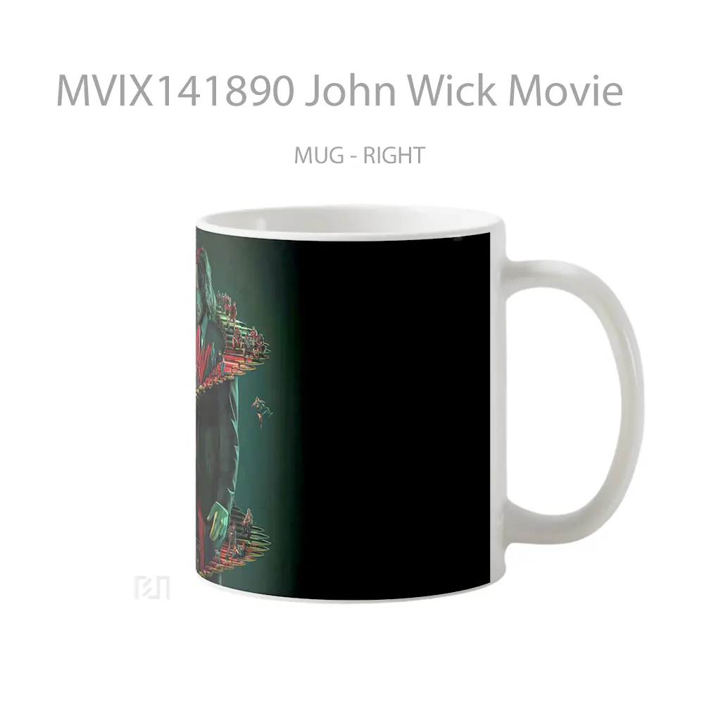Mug John Wick Movie Gelas Keramik Unik - All-side / Desain
