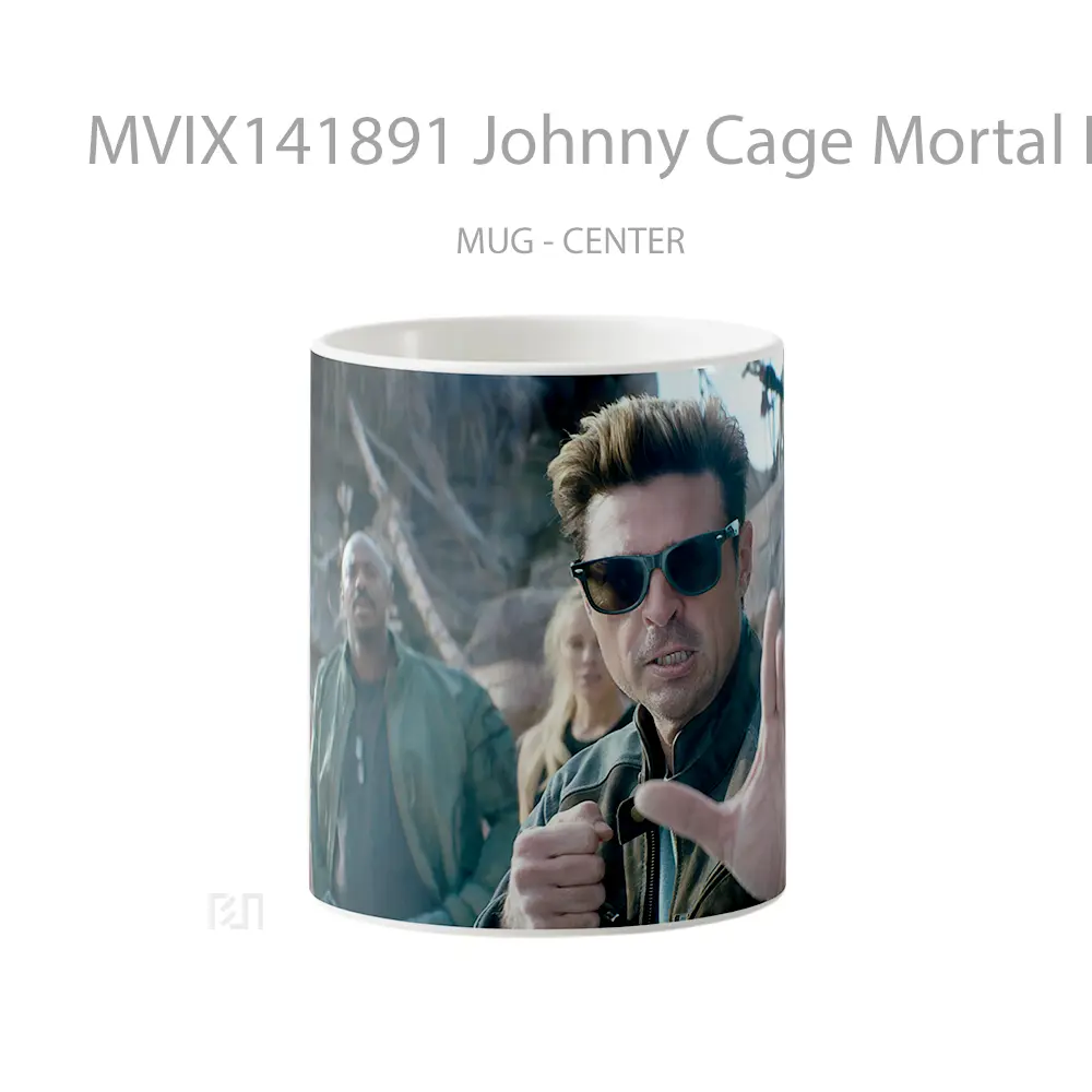 Mug Johnny Cage Mortal Kombat 2 Karl Urban Gelas Keramik Unik