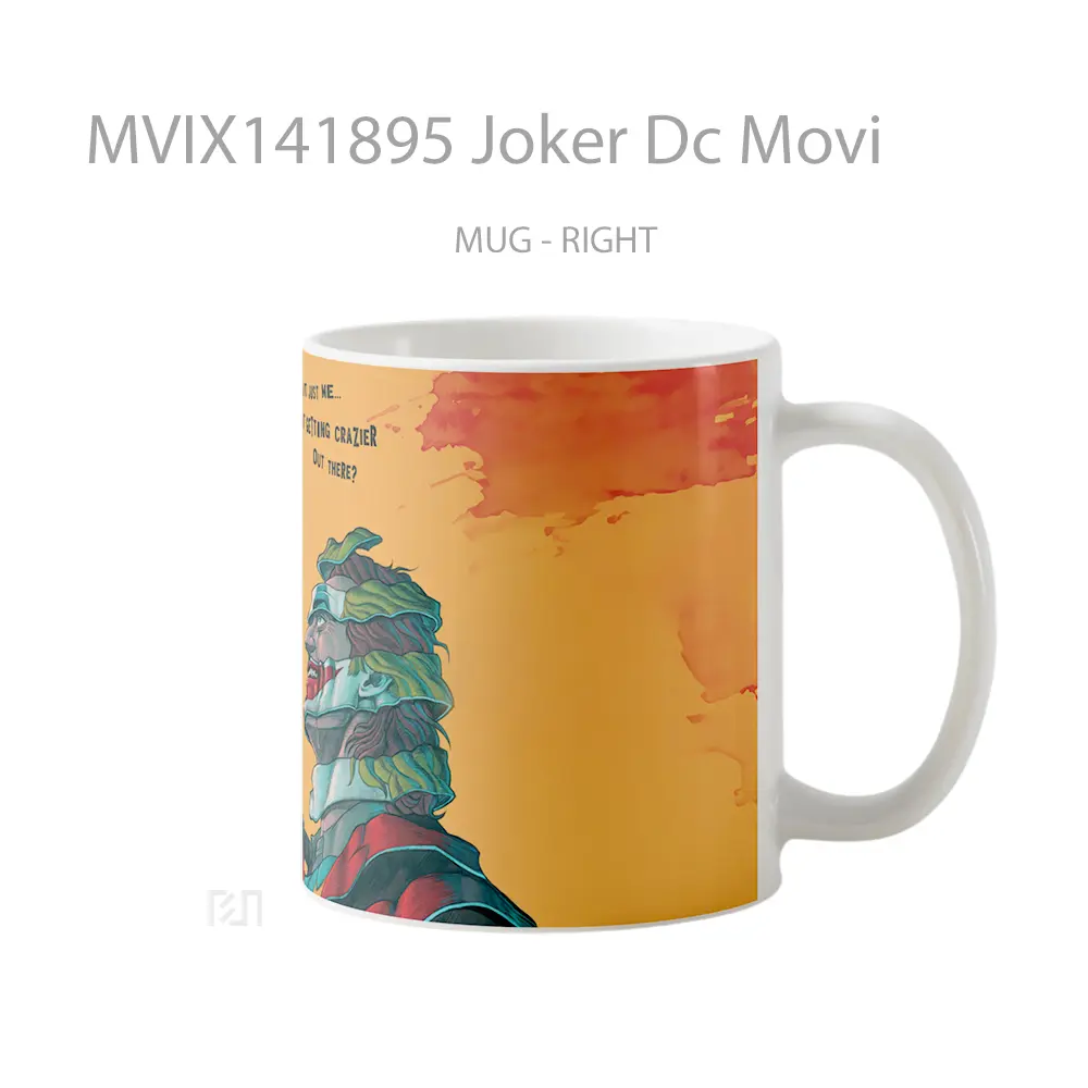Mug Joker Dc Movi Gelas Superhero - All-side / Desain