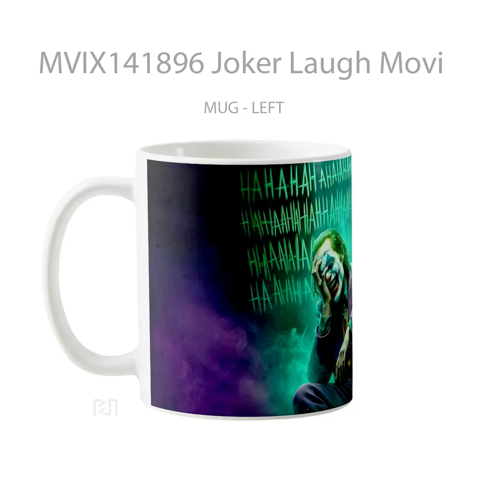 Mug Joker Laugh Movi Gelas Keramik Unik - All-side / Desain
