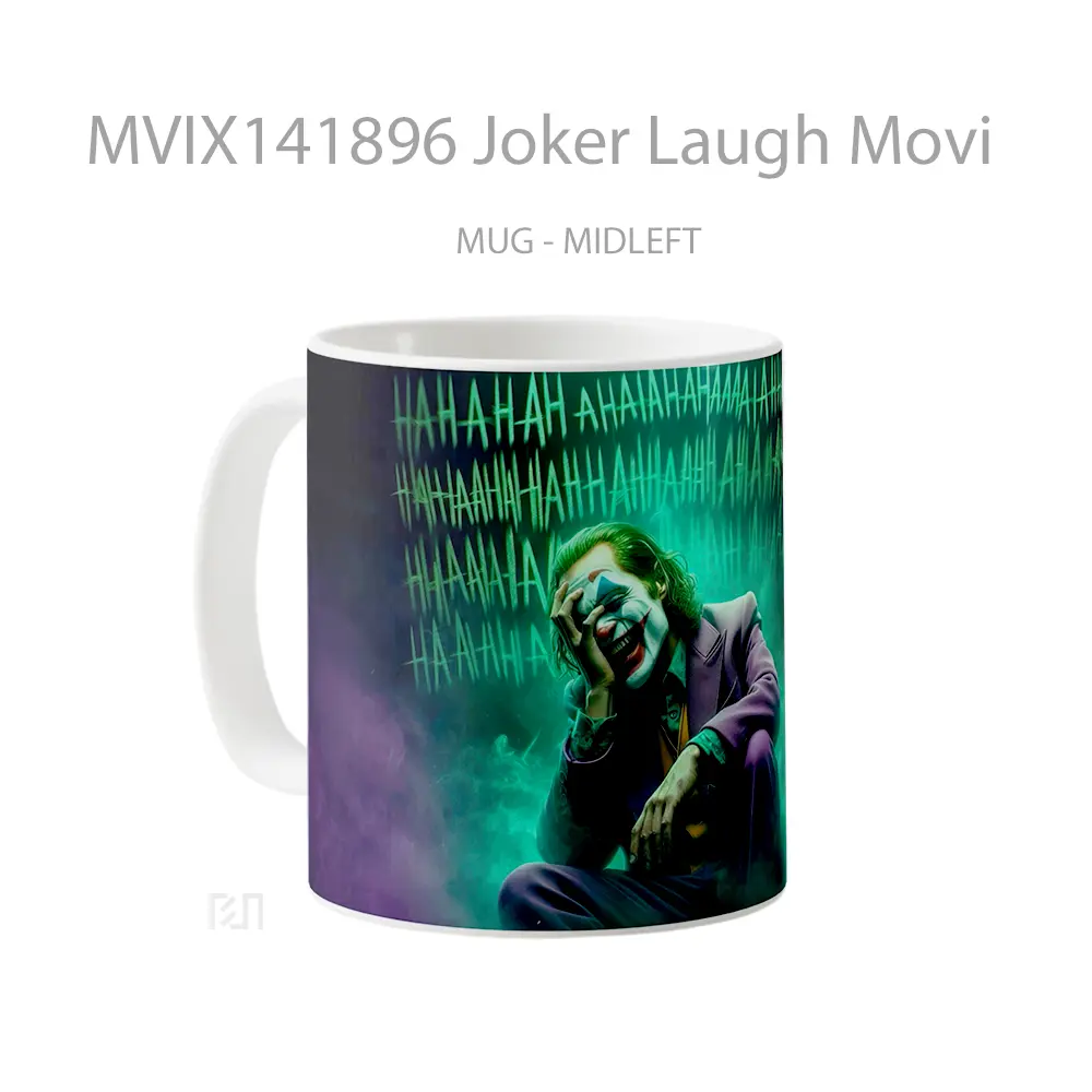 Mug Joker Laugh Movi Gelas Keramik Unik - All-side / Desain