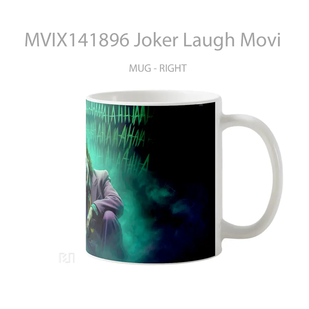Mug Joker Laugh Movi Gelas Keramik Unik - All-side / Desain