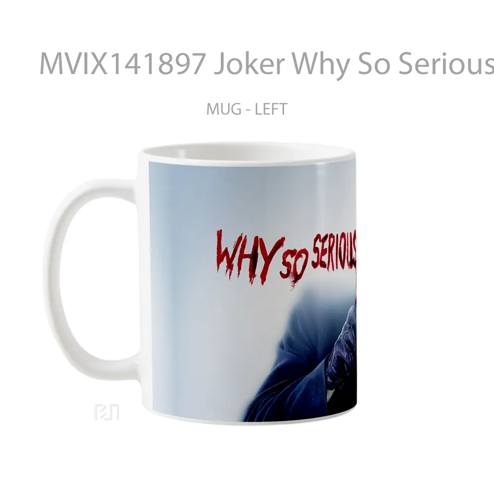 Mug Joker Why So Serious Movi Gelas Keramik Unik - All-side / Desain