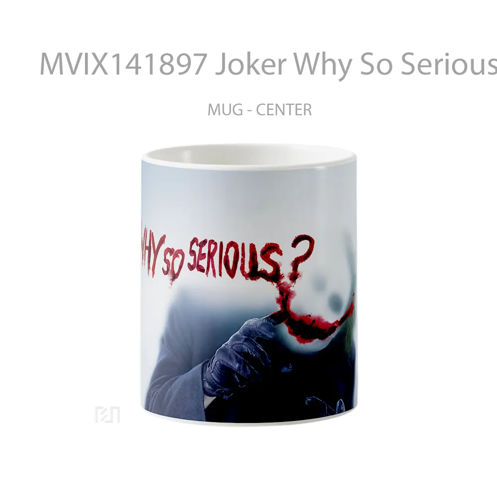Mug Joker Why So Serious Movi Gelas Keramik Unik