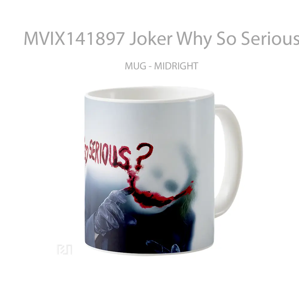 Mug Joker Why So Serious Movi Gelas Keramik Unik - All-side / Desain