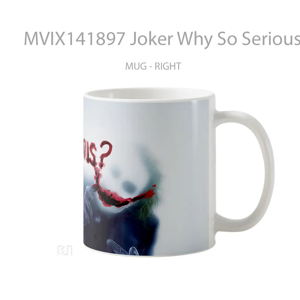 Mug Joker Why So Serious Movi Gelas Keramik Unik - All-side / Desain