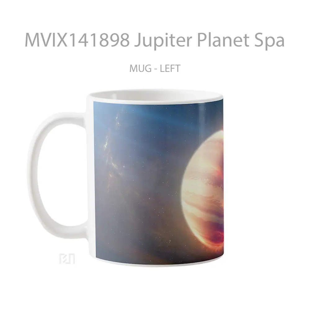 Mug Jupiter Planet Spa Gelas Keramik Unik - All-side / Desain