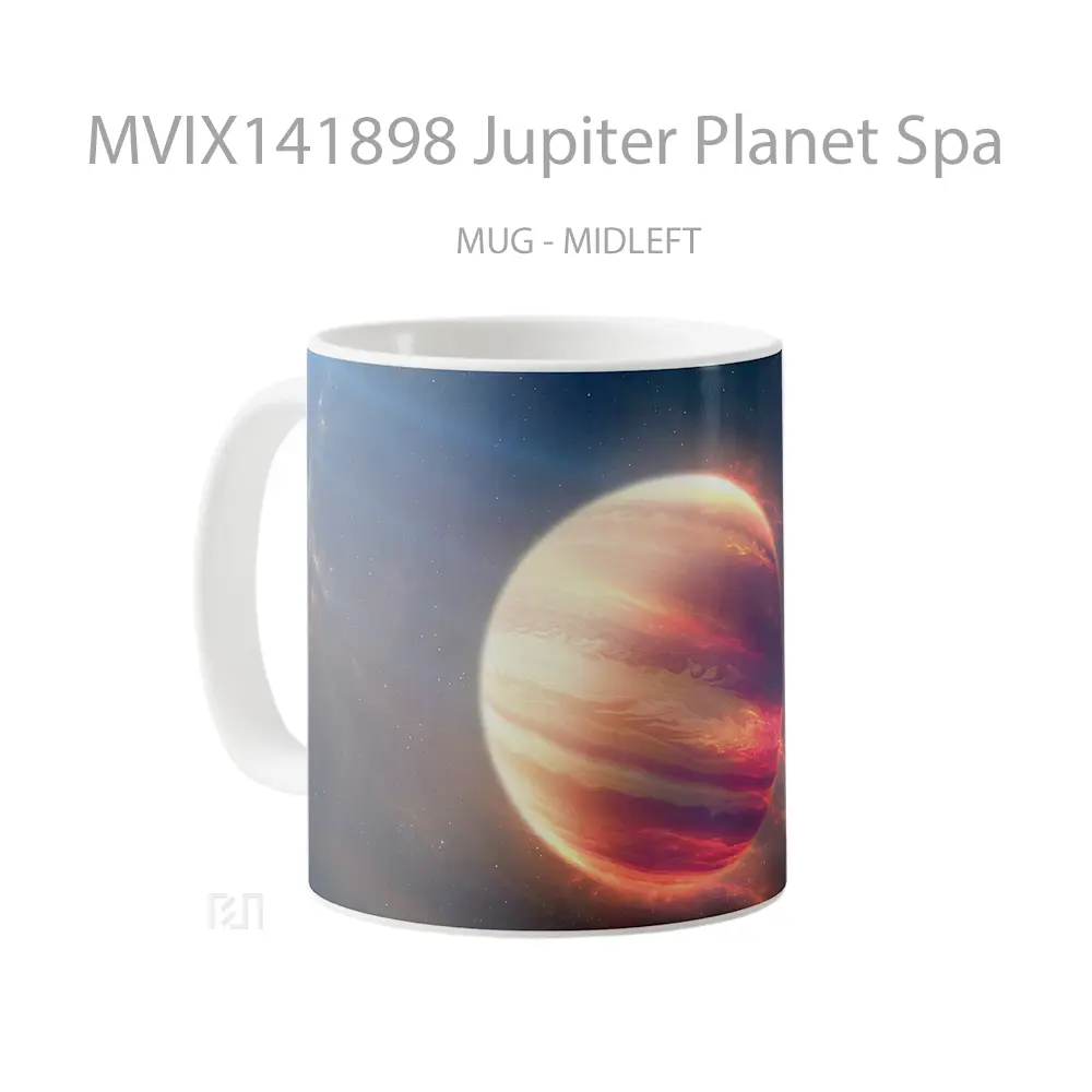 Mug Jupiter Planet Spa Gelas Keramik Unik - All-side / Desain
