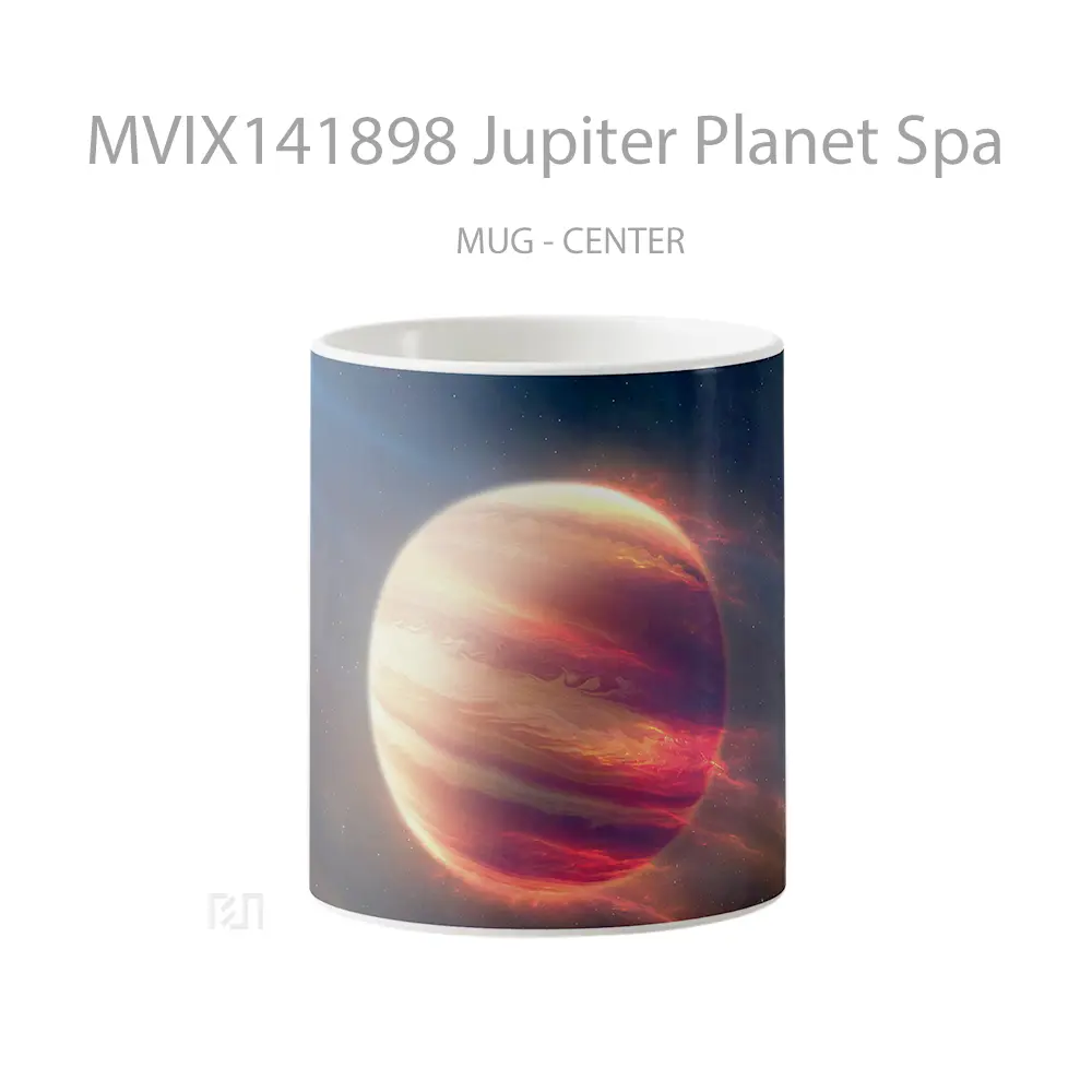Mug Jupiter Planet Spa Gelas Keramik Unik