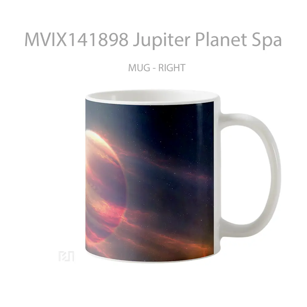 Mug Jupiter Planet Spa Gelas Keramik Unik - All-side / Desain