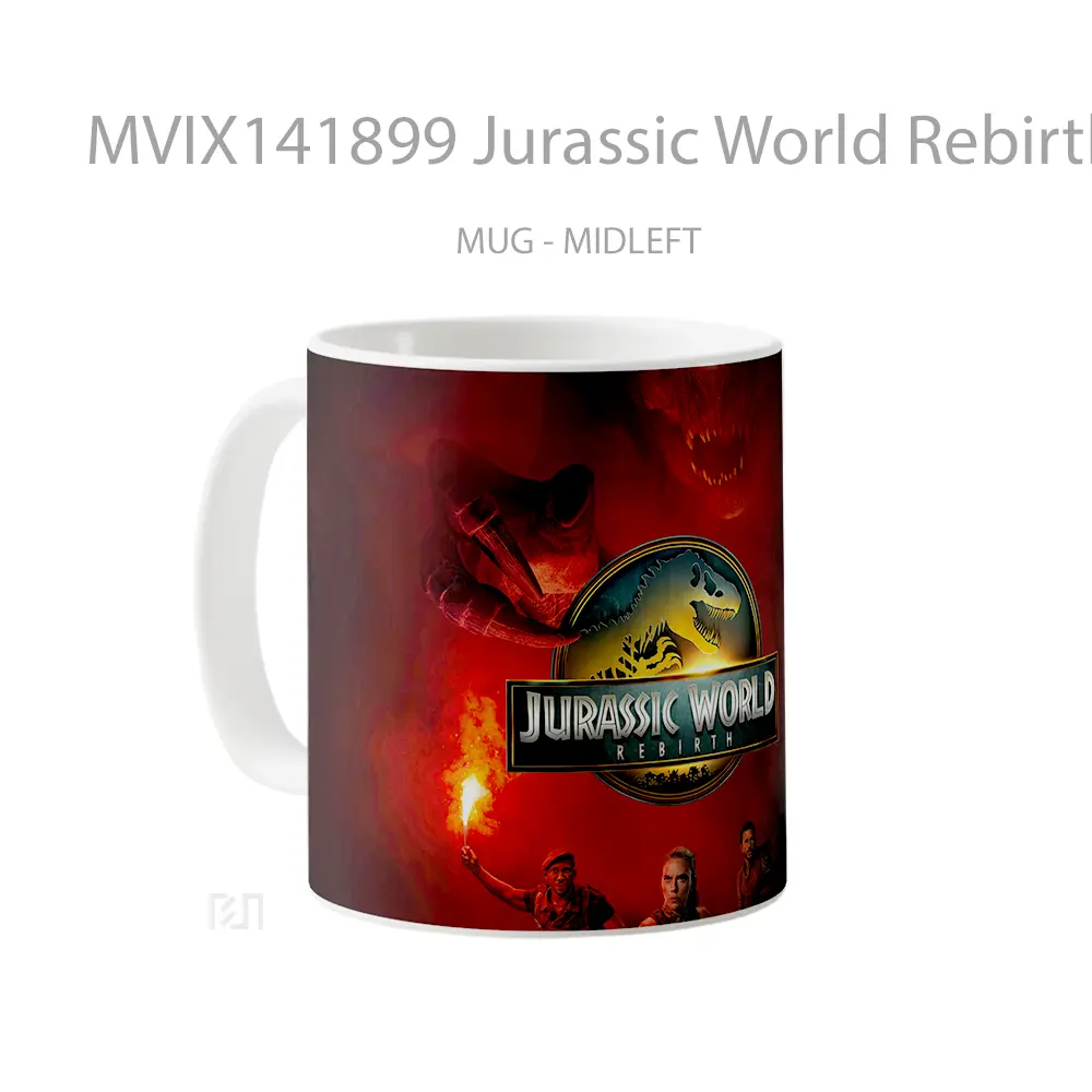 Mug Jurassic World Rebirth Scarlett Johansson Gelas Keramik Unik - All-side / Desain