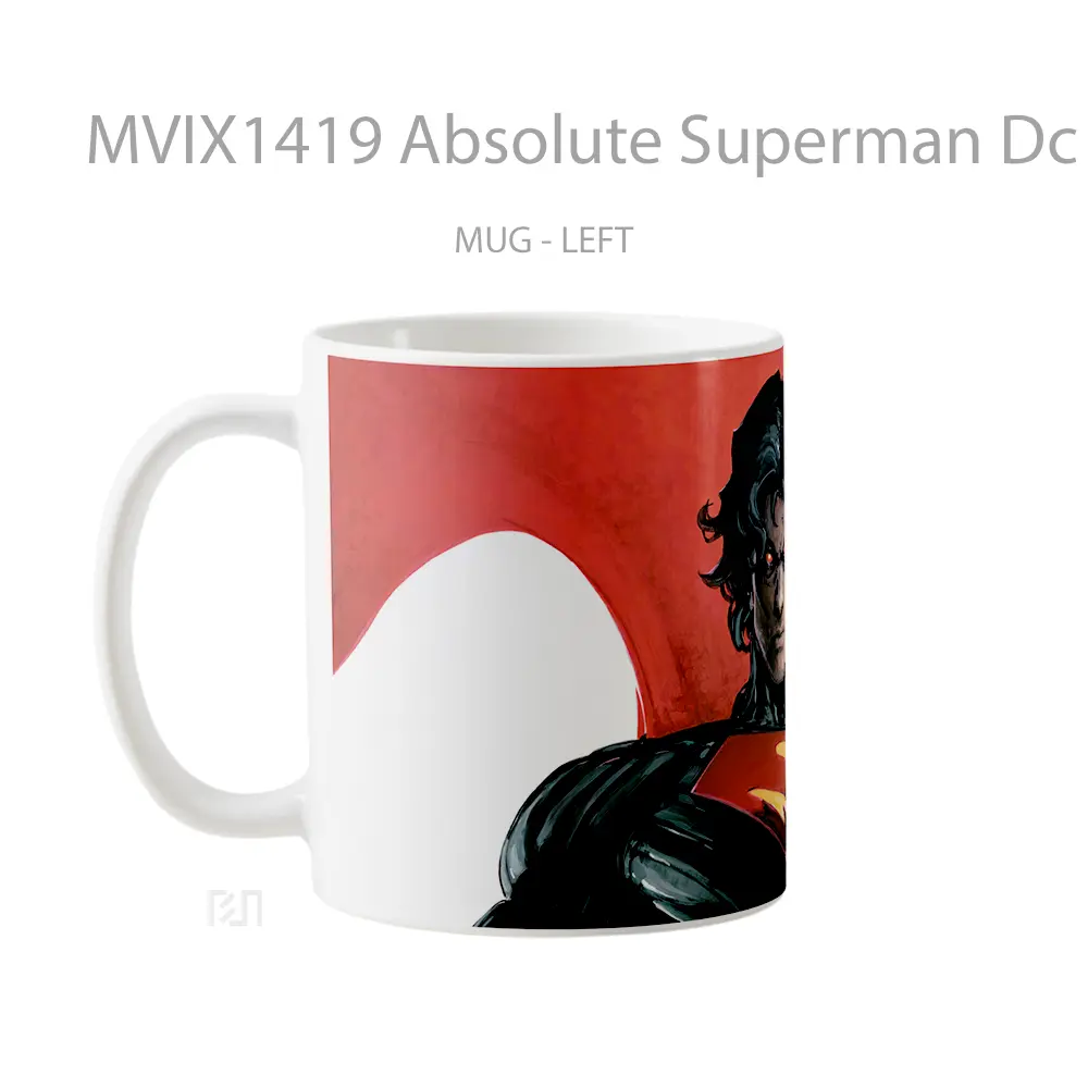 Mug Absolute Superman Dc Superhero Gelas Superhero - All-side / Desain