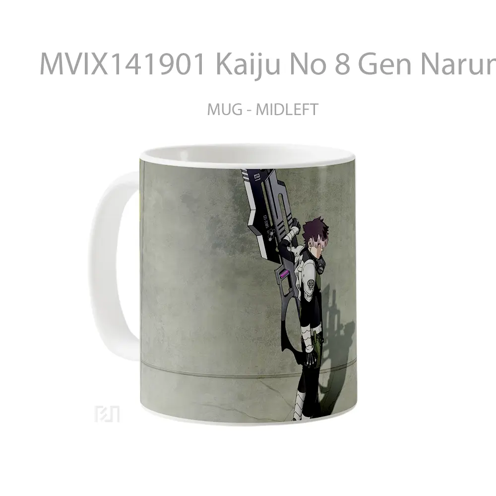 Mug Kaiju No 8 Gen Narumi Gelas Keramik Unik - All-side / Desain