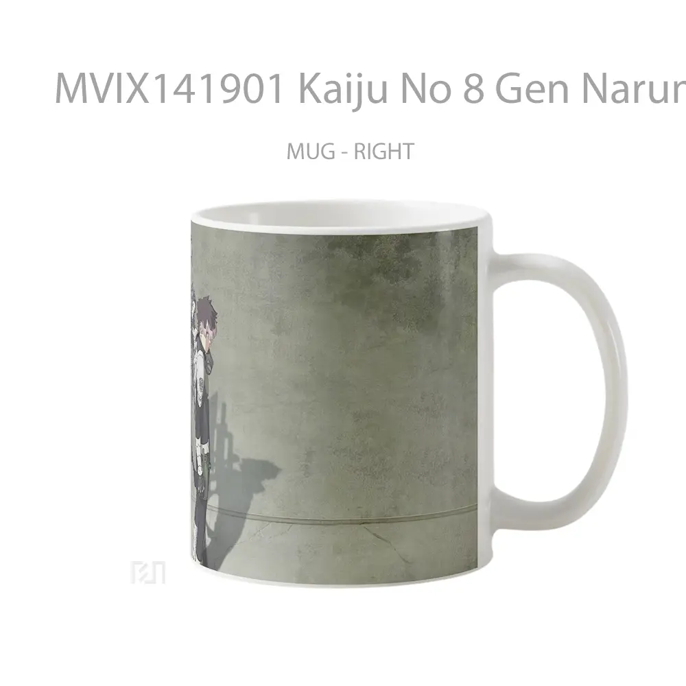 Mug Kaiju No 8 Gen Narumi Gelas Keramik Unik - All-side / Desain