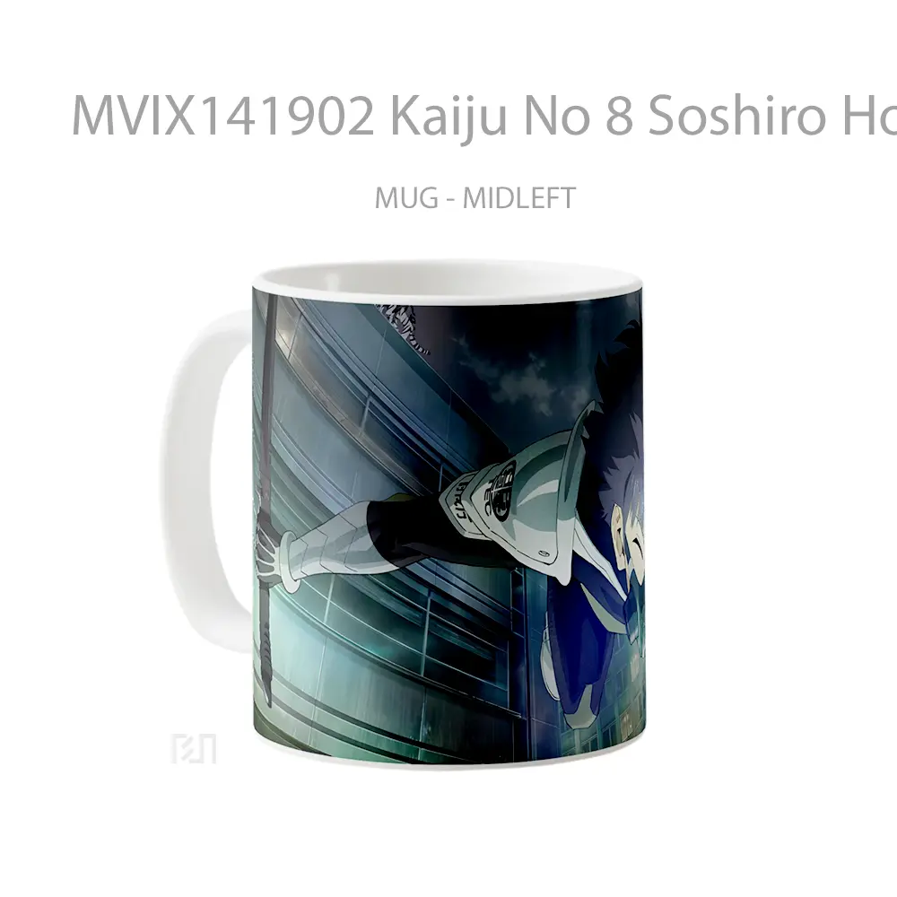 Mug Kaiju No 8 Soshiro Hoshina Gelas Keramik Unik - All-side / Desain