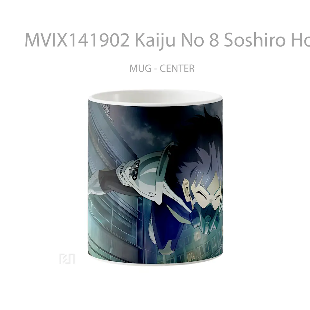 Mug Kaiju No 8 Soshiro Hoshina Gelas Keramik Unik