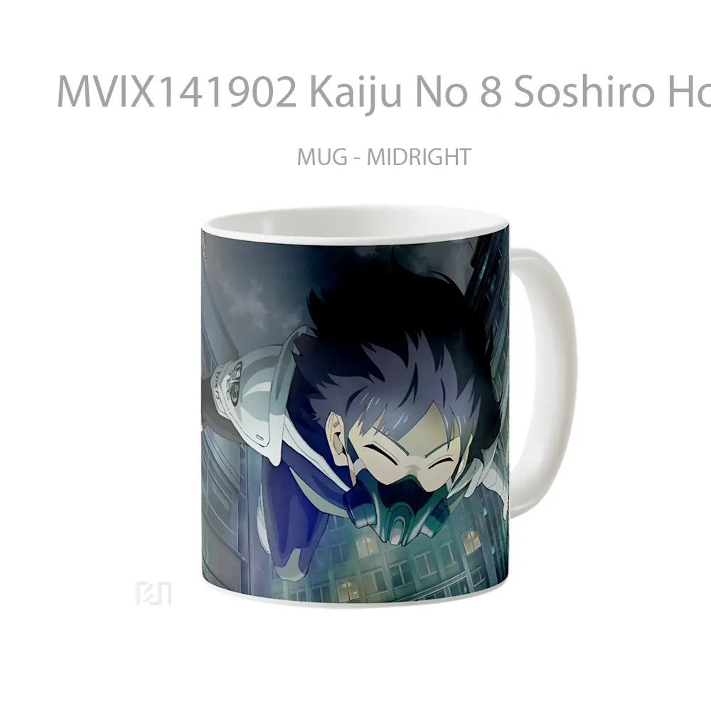 Mug Kaiju No 8 Soshiro Hoshina Gelas Keramik Unik - All-side / Desain