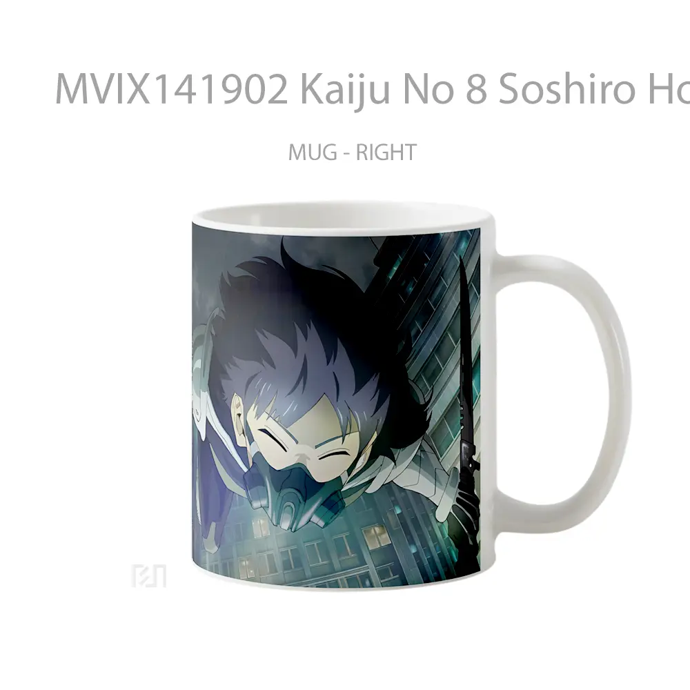 Mug Kaiju No 8 Soshiro Hoshina Gelas Keramik Unik - All-side / Desain